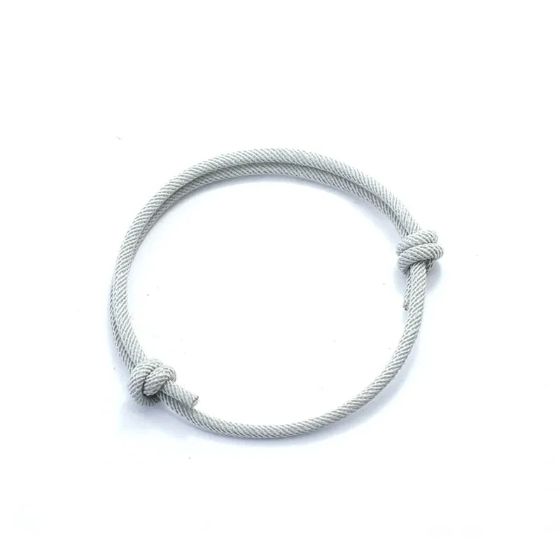 New Handmade Adjustable Rope Bracelet Men 4mm Thin String Relationship Braclet Gift For Him Lucky Thread Brazalete Pulseira - Image 6